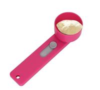 Embudo para Proteína en Polvo - Cuchara pequeña multifuncional,Cuchara Medidora con Función de Embudo - para Viajar, Gimnasio, Hogar, Residencia Universitaria, Apartamento, Cocina, Suplementos Aliment