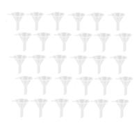Embudo Pequeño,30 PCS Mini Embudos de Plástico Transparente Embudos de Cocina para Llenado de Botellas Perfumes Aceites Esenciales Botellas de Laboratorio Artesanía