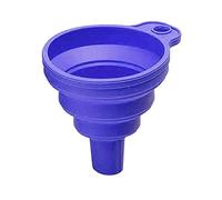 Embudo plegable de silicona, práctico embudo para cocina y hogar, fácil de llenar y ahorrar espacio 7 cm morado