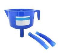 Embudo separador de aceite y agua con manguera de extensión - 1 filtro de combustible azul for gasolina - Equipo eficiente for llenado de aceite