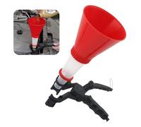 Embudo universal de aceite de motor de automóvil para cambio de aceite, embudos para uso automotriz con soporte fijo ajustable, accesorios grandes para coche para un fácil cambio y llenado de aceite