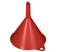 Embudos de plástico, acero inoxidable y silicona, ideales para trasvasar líquidos y ingredientes en cocina y talleres.