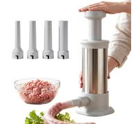 Embutidora Manual De Salchichas - Máquina Llenadora De Tubos De Carne | Embutidora De Salchichas Vertical De 24,5 Cm Para El Hogar, Cocina, Catering, Restaurante, Apartamento, Desayuno, Preparación