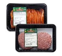 EMBUTIDOS LA PEPITA - Pack Familiar: Lomo Adobado 1,2 kg + Burger Meat Mixta (10 uds.) | Envasado en Atmósfera Protectora | Conservar 0-4 ºC | Cocinar antes de consumir