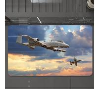 EMCLKS Alfombra Baño Antideslizante 60x90 cm,Aviones tares surcando cielos espectaculares. Danza aérea de Aviones de Guerra,Alfombrilla Absorbente, Alfombras Lavable a Máquina con Microfibras Suaves