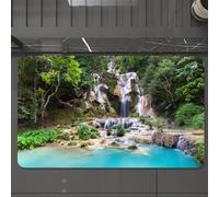 EMCLKS Alfombra Baño Antideslizante 60x90 cm,Luang Prabang es una Ciudad Patrimonio Mundial de Laos.,Alfombrilla Absorbente, Alfombras Lavable a Máquina con Microfibras Suaves