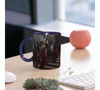 EMCLKS Ceramic Mug,tazas desayuno,taza te,tazas cafe,taza navidad,regalos originales mujer,regalos para parejas,Edad Media, general dirigiendo el teatro de guerra de sus soldados,330ml