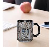 EMCLKS Ceramic Mug,tazas desayuno,taza te,tazas cafe,taza navidad,regalos originales mujer,regalos para parejas,Paisaje urbano aéreo de Venecia con la Iglesia de San Marcos, Véneto, Italia,330ml