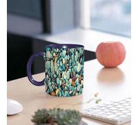 EMCLKS Ceramic Mug,tazas desayuno,taza te,tazas cafe,taza navidad,regalos originales mujer,regalos para parejas,Hermosa piedra abstracta naturaleza Francia retro guijarros grunge roca vintage c,330ml