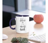 EMCLKS Ceramic Mug,tazas desayuno,taza te,tazas cafe,taza navidad,regalos originales mujer,regalos para parejas,Te amo hasta la luna y más allá, caligrafía manuscrita, letras, cita para el día,330ml