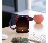 EMCLKS Ceramic Mug,tazas desayuno,taza te,tazas cafe,taza navidad,regalos originales mujer,regalos para parejas,Teatro musical, Teatro clásico antiguo Artes musicales, Granate Marrón Blanco,330ml