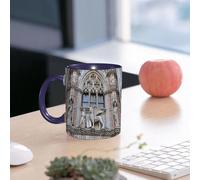 EMCLKS Ceramic Mug,tazas desayuno,taza te,tazas cafe,taza navidad,regalos originales mujer,regalos para parejas,Paisaje urbano aéreo de Venecia con la Iglesia de San Marcos, Véneto, Italia,330ml