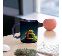 EMCLKS Ceramic Mug,tazas desayuno,taza te,tazas cafe,taza navidad,regalos originales mujer,regalos para parejas,Le Petit Prince et le Renard Regardent le,330ml