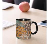 EMCLKS Ceramic Mug,tazas desayuno,taza te,tazas cafe,taza navidad,regalos originales mujer,regalos para parejas,Rellena las texturas de la superficie del fondo de la página web. Un fondo precio,330ml