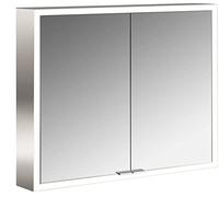 Emco Asis 949705062 - Armario con Espejos para baño (iluminación LED, 80 cm de Ancho, para Montaje en Pared, Espejo retrovisor, Normal)