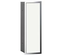 emco asis Module 150 escobillero Módulo, Tope Intercambiable, Oculto, 973027831, Color: Cromo/Blanco Opaco