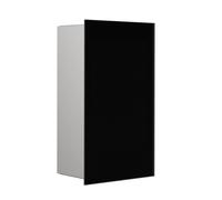 emco asis module pure: contenedor de basura, modelo empotrado, frente de cristal, 250 x 436 mm, 975527513, Color: Negro