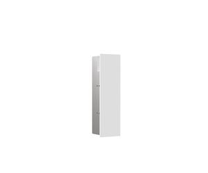 emco asis module pure Módulo WC, frente de madera de una sola pieza, empotrado, tope a la derecha, 600x170mm, 975551309, Color: Blanco alpino mate