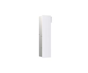 emco asis module pure WC, empotrado, bisagra de puerta a la izquierda, frente de cristal de longitud completa, 730x170mm, con compartimento para rollo de recambio, 975528410, Color: Blanco alpino mate