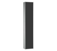 emco asis módulo 300 Módulo de armario - modelo empotrado, con gran compartimento de almacenamiento, 972027513, Color: aluminio/negro