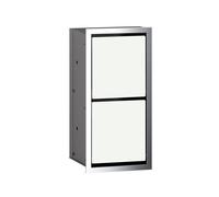 emco asis módulo Módulo de papel 150 WC modelo empotrado, 972527821, Color: cromo/optiblanco