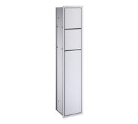 emco asis módulos 150: módulo de WC empotrado, puerta con bisagra a la izquierda, aluminio, 978305050