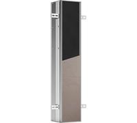 Emco ASIS Plus Módulo de Armario Empotrado para el Conjunto de cepillos de baño, Armario de baño con Soporte para Papel higiénico, Armario Alto con función de Empuje para Abrir y Tope Derecho, 803 mm