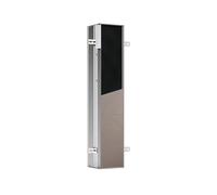 emco asis plus: módulo de WC empotrado, 803 mm, compartimentos para rollo de reserva o caja para toallitas húmedas, papel higiénico, juego de escobilla para inodoro integrado, puerta con bisagra a la