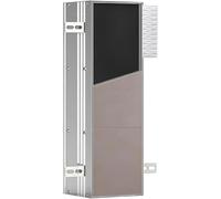 Emco asis Plus, módulo WC - Modelo Empotrado, 3 Compartimentos para Papel higiénico, Rollo de Recambio o Caja de Papel húmedo, bisagra de Puerta a la Izquierda, 975611004