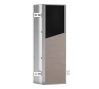 emco asis Plus, módulo WC - Modelo Empotrado, con escobillero Integrado, bisagra de Puerta Intercambiable Izquierda/Derecha, 975611009