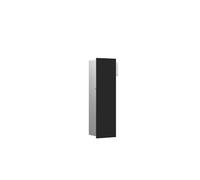Emco asis Pure 975551 - Módulo para inodoro (empotrable, tope izquierdo, 600 x 170 mm), color negro mate