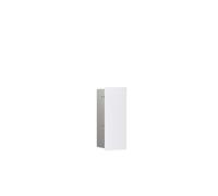 emco asis Pure módulo de escobillero, Empotrado, bisagra de Puerta a la Izquierda, Frontal de Cristal, 436x170mm, 975528404, Color: Blanco Alpino
