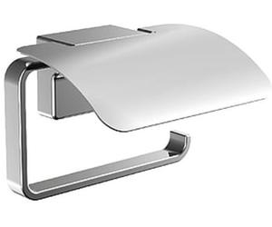 Emco Cue Chrome - Portarrollos Dispensador de Papel Higiénico con Tapa Higienica
