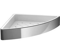 Emco Eckwandkorb - Cesta de jabón esquinero (179 x 34 x 179 mm), Color Blanco