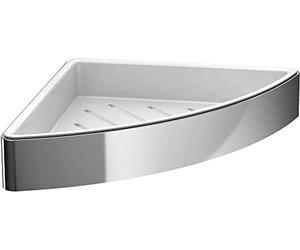 Emco Eckwandkorb - Cesta de jabón esquinero (179 x 34 x 179 mm), Color Blanco