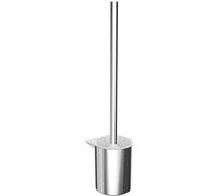 Juego de escobillas de inodoro emco flow, cabeza de escobilla blanca, cromada, 271500100