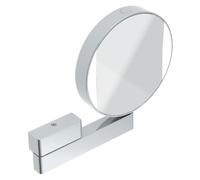 Espejo de maquillaje y afeitado emco LED, con espejo en ambos lados, aumento 3x y 7x, redondo, iluminación LED, brazo articulado, 109506017