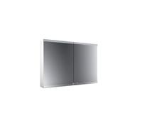 emco evo armario con espejo iluminado, modelo de superficie, 2 puertas, 1000 mm, 939708105, Versión: sin sistema de iluminación, sin calefacción de espejos