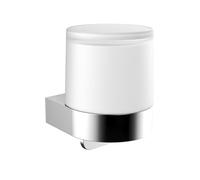 Dispensador de jabón líquido emco flow con vaso de empuje, 272100101, Color: cromado