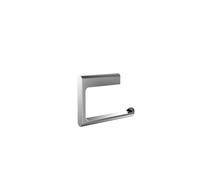 emco flow soporte de papel higiénico sin tapa, 270000100, color: cromo