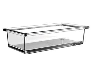 Emco Liaison - Cuenco rectangular de cristal para barandilla, cristal transparente