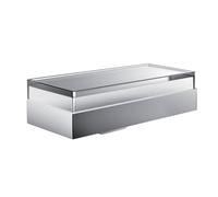 Emco Liaison - Dispensador de jabón para dispensador de jabón líquido, Volumen 250 ml, Cristal Mate/Cromo, - Dispensador de jabón - 182100104