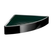 EMCO Loft 054512203 - Cesta de Esponja para Esquinas, fijación Oculta, Inserto de plástico extraíble, Color Negro