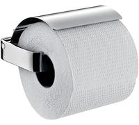 Emco Loft 50000100 Portarrollos, Cromado, con Tapa, Soporte para Rollo de Papel higiénico, Montaje en Pared, Aluminio, Talla única