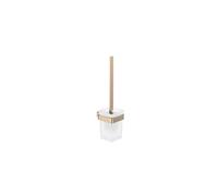 emco loft juego de escobilla para WC, modelo de pared, cristal satinado, 051501700, Color: bronce cepillado