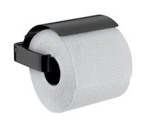 Emco Soporte de Papel Higiénico Loft con Tapa Negra Portarrollos