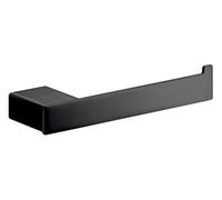 EMCO Loft - Portarrollos de Papel higiénico de Reserva para Papel higiénico, práctico Soporte Horizontal de Pared, Accesorio de baño de Aluminio, Color Negro Mate