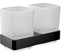 Emco Loft recipiente para cepillos de dientes blanco-negro 052513300
