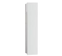 emco módulo asis 2.0 módulo para WC - modelo empotrado, 1 puerta, apertura a la derecha, 975427452, Color: aluminio/blanco óptico