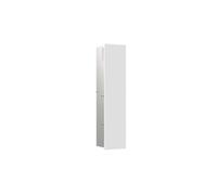 Módulo WC emco asis module pure, frontal de madera de una pieza, oculto, tope a la derecha, 730x170mm, con compartimento para rollo de papel de recambio, 975551311, Color: alpino-blanco